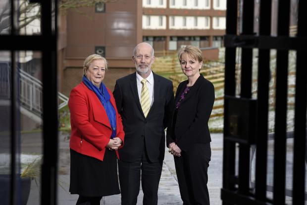 Monica McWilliam, Justice Minister David Ford, Director General Sue McAllister