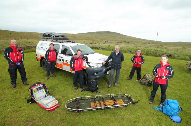 Members of the northern ireland search and rescue team