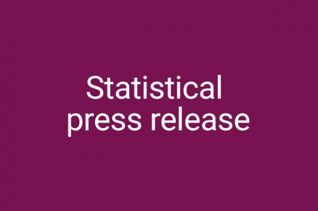 statistical press release graphic