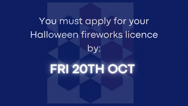 firework graphic - closing date for applications 20 october