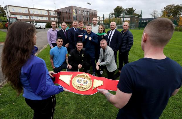 A new boxing work-out programme has been launched at Hydebank Wood College to help improve students’ fitness and mental health.  
