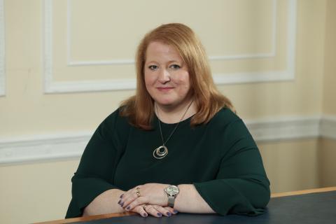 Justice Minister Naomi Long pictured